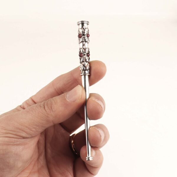 Silver Cigarette Holder for Slim Cigarettes