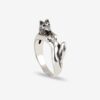 Woman Wolf Ring