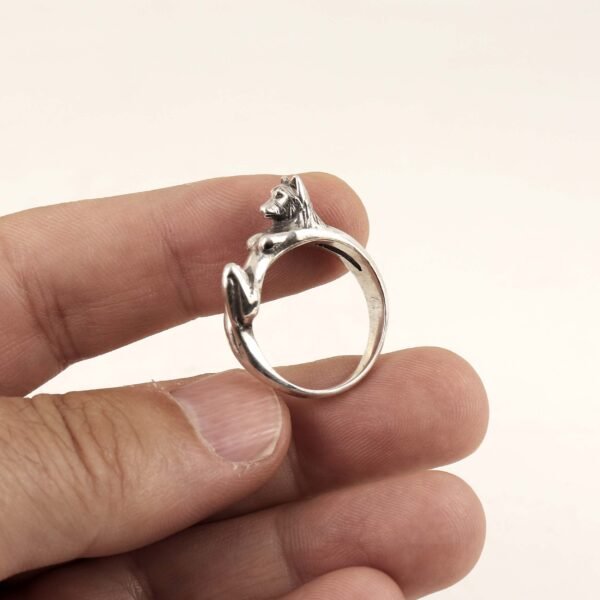 Wolf ring with woman body