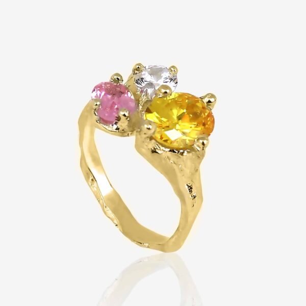 Gold Plated Birthstone Ring