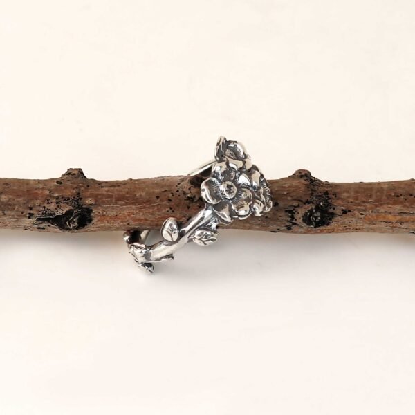 Silver Spoon Ring Apple Blossom