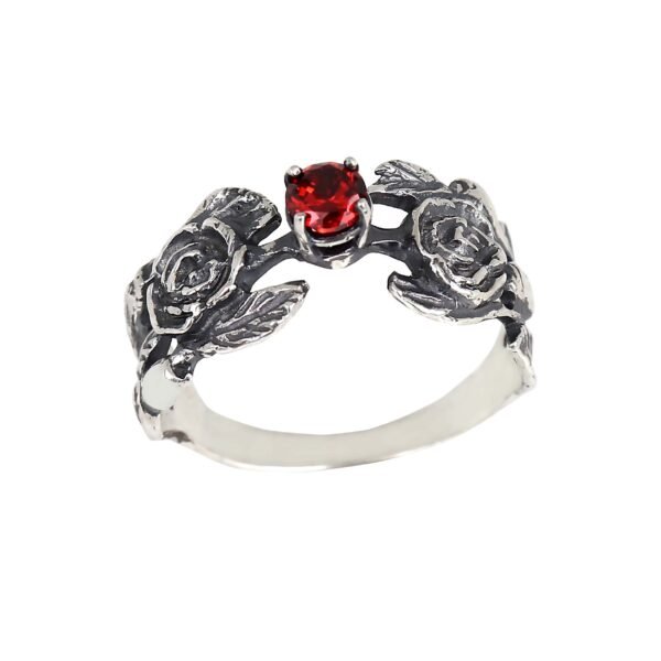 Rose Birthstone Ring