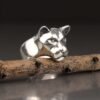sterling silver panther head ring