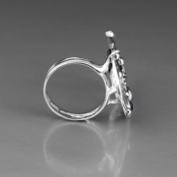 sterling silver solar system ring