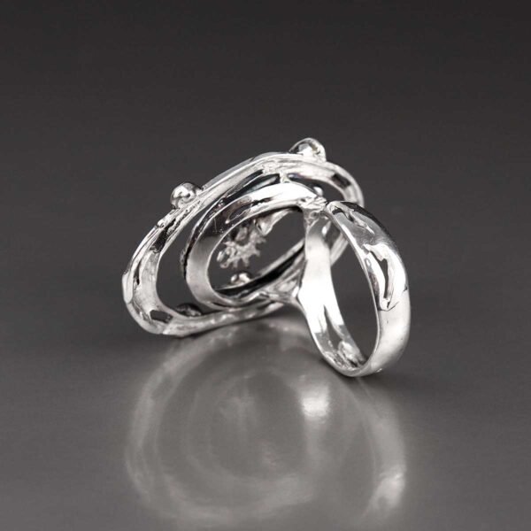 sterling silver solar system ring