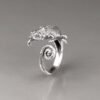 sterling silver adjustable chameleon ring