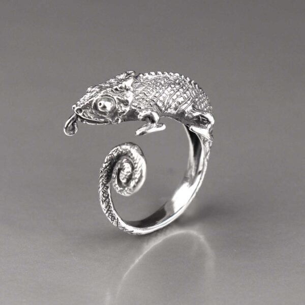 sterling silver adjustable chameleon ring