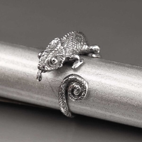 sterling silver adjustable chameleon ring