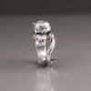 sterling silver adjustable Marmoset ring