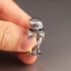 sterling silver adjustable Marmoset ring