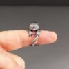 sterling silver adjustable Marmoset ring