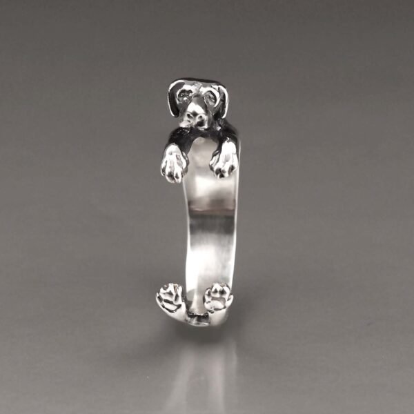 sterling silver Great Dane Ring