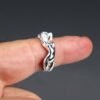 sterling silver Naked Woman Ring