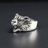 Sterling silver Grizzly Bear Ring