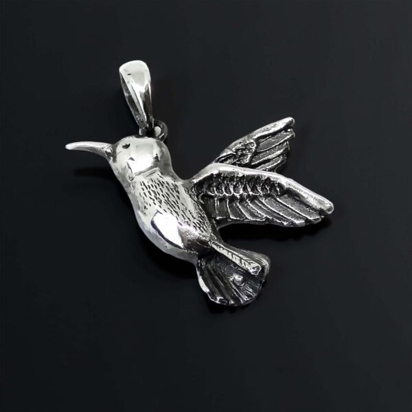 sterling silver Hummingbird pendant necklace