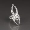 Sterling silver spider ring