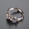 Sterling Silver Apple Blossom Spoon Ring