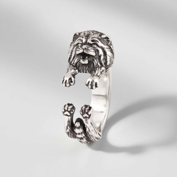Sterling Silver Adjustable Pallas Cat Ring