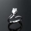 Sterling Silver Tulip Ring