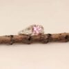 Sterling Silver Heart Shaped CZ Ring