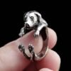 Sterling Silver Adjustable Labrador Retriever Ring