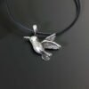 sterling silver Hummingbird pendant necklace