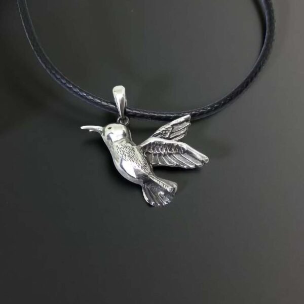 sterling silver Hummingbird pendant necklace