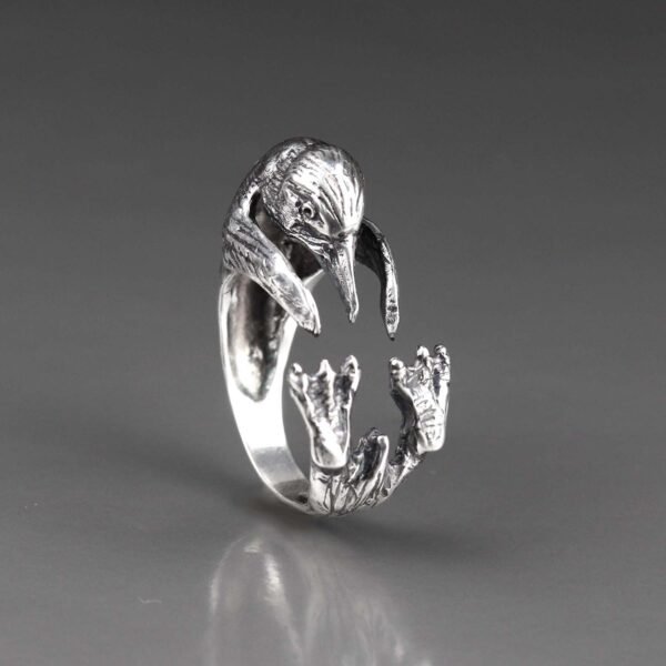 Sterling Silver Adjustable Penguin Ring