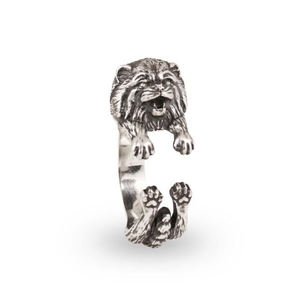 Sterling Silver Adjustable Pallas Cat Ring