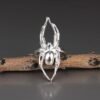 Sterling silver spider ring