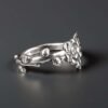 Sterling Silver Apple Blossom Spoon Ring