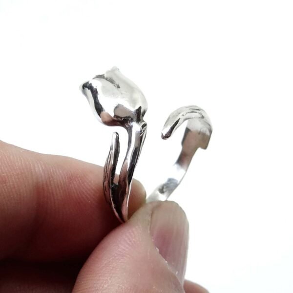 Sterling Silver Tulip Ring