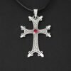 Sterling Silver Armenian Cross Necklace
