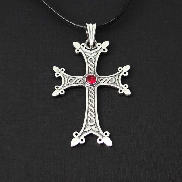 Sterling Silver Armenian Cross Necklace