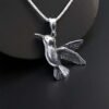 sterling silver Hummingbird pendant necklace