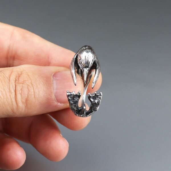 Sterling Silver Adjustable Penguin Ring
