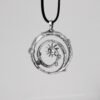 Sterling silver solar system pendant