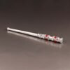 Cigarette holder for slim cigarettes with coral cabochones