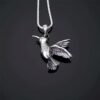 sterling silver Hummingbird pendant necklace