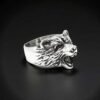 Sterling silver Grizzly Bear Ring