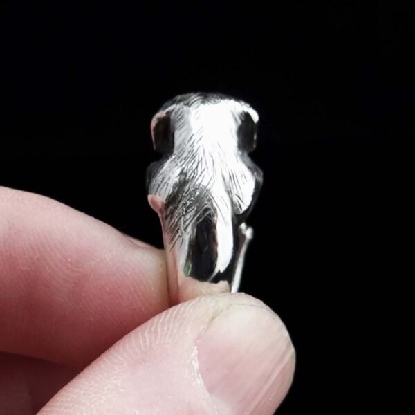 Sterling Silver Adjustable Labrador Retriever Ring