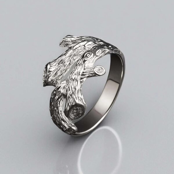 Sterling Silver Tree Branch Ring