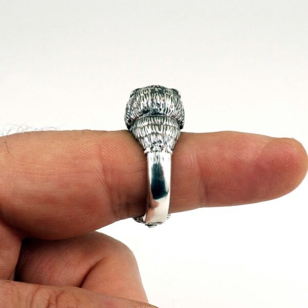 Sterling Silver Adjustable Pallas Cat Ring