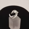 Sterling silver adjustable Dolphin ring