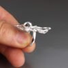 Sterling silver spider ring