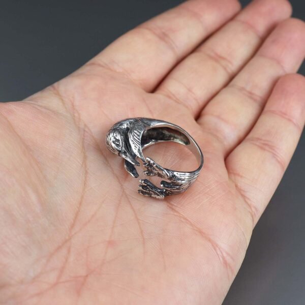 Sterling Silver Adjustable Penguin Ring
