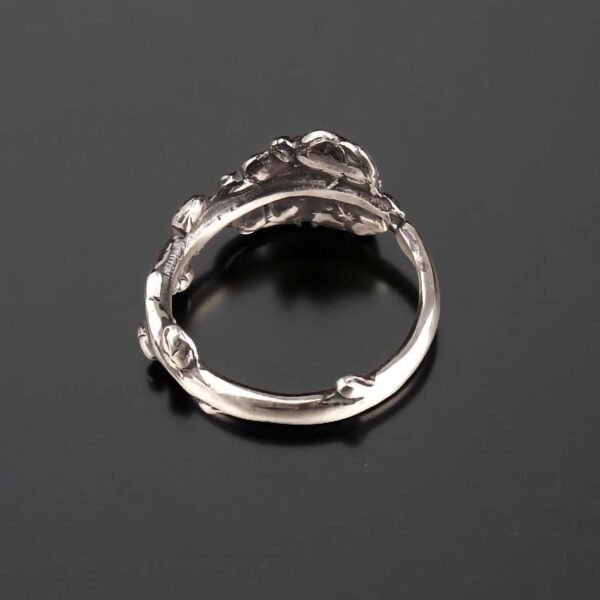 Sterling Silver Apple Blossom Spoon Ring