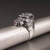 Sterling Silver Wild Boar Ring