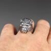 Sterling Silver Wild Boar Ring