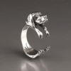 Sterling Silver Pointer Dog Ring